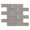 Msi Dove Gray Beveled SAMPLE Ceramic Mesh-Mounted Mosaic Wall Tile ZOR-MD-0165-SAM - alternate 1